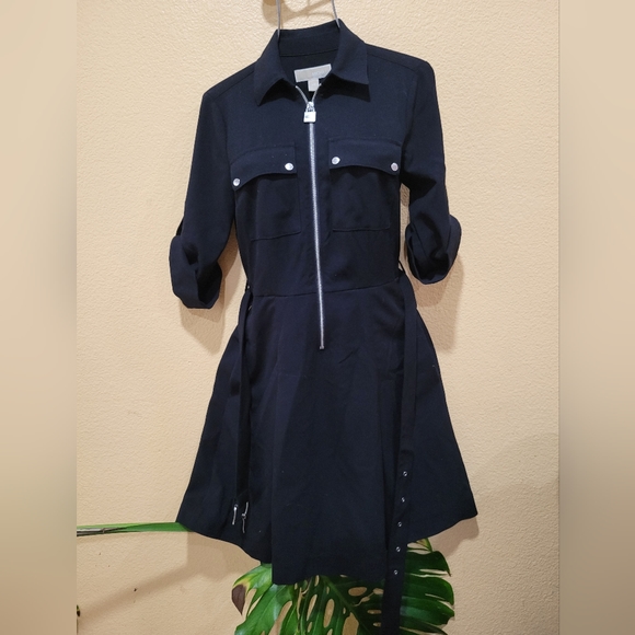 MICHAEL MICHAEL KORS zip-front shirt dress - Picture 5 of 11